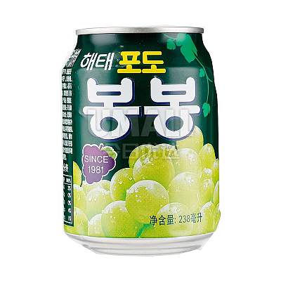 海太 葡萄果汁 含果肉 单瓶 238ml