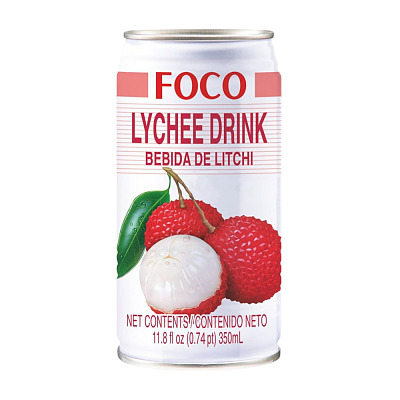 Foco 罐装荔枝汁饮料 350ml