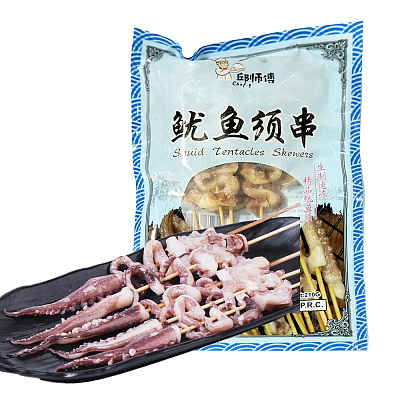 【冻】邱师傅 鱿鱼须串 210g
