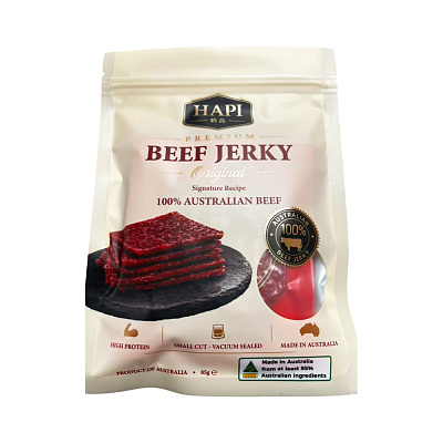 鹤品 原味牛肉干 85g