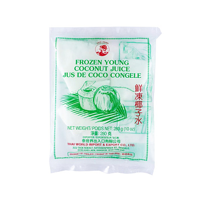 【冻】Cock Brand 泰国鲜冻椰子水 280g