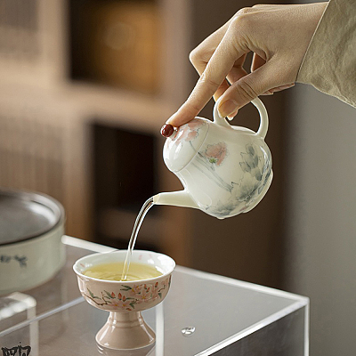 茶分享 步步生莲秋水壶 150ml