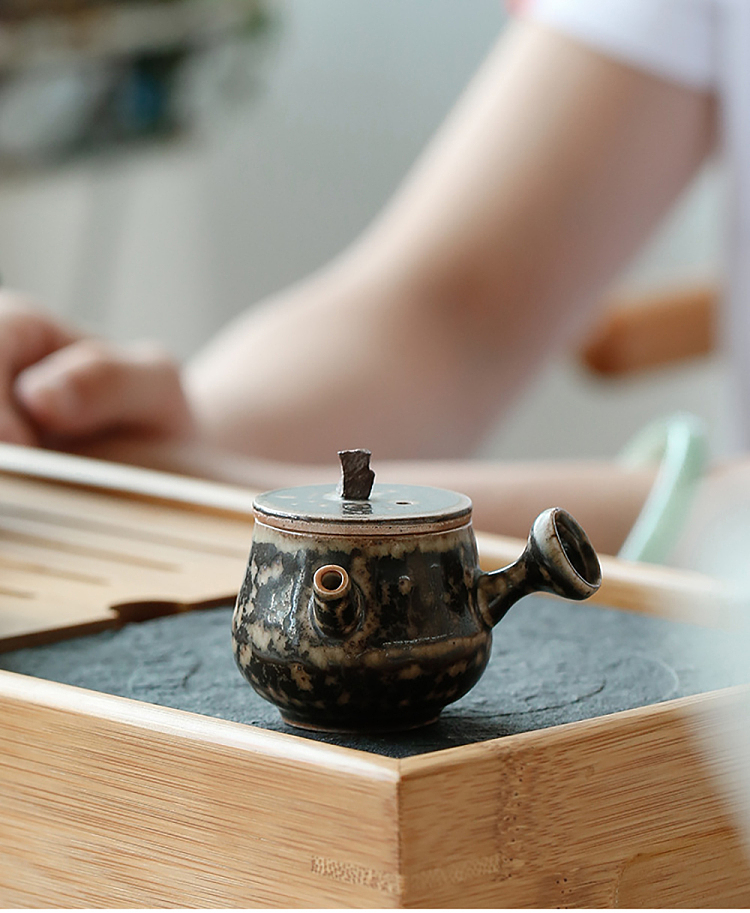 tea-sharing-tea-pet-fingertip-pot-black-glaze-model-6544cm35ml-1