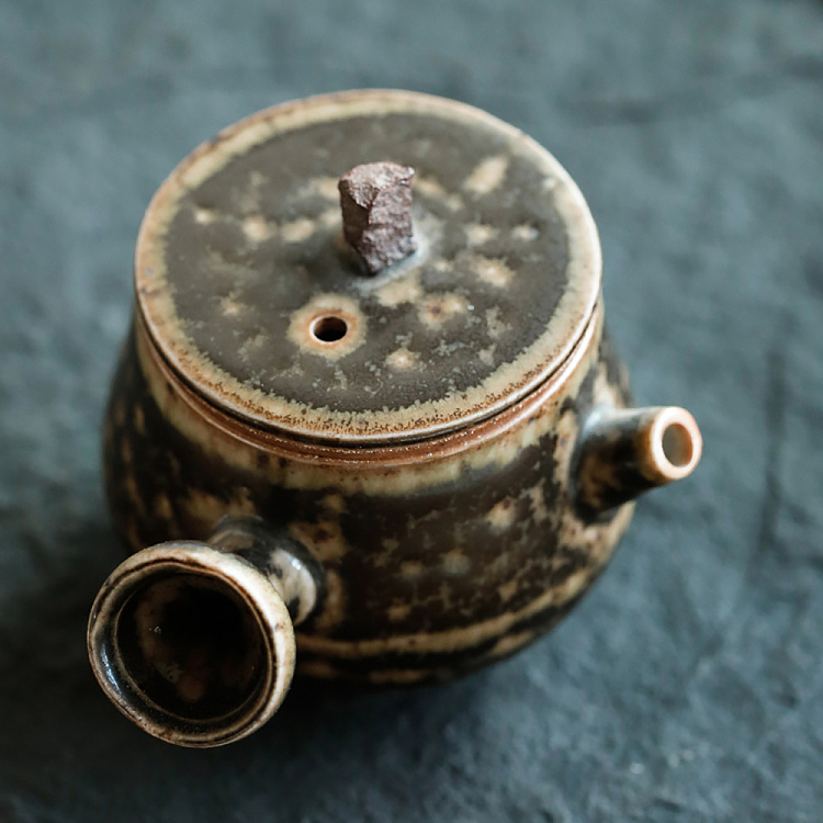 tea-sharing-tea-pet-fingertip-pot-black-glaze-model-6544cm35ml-2