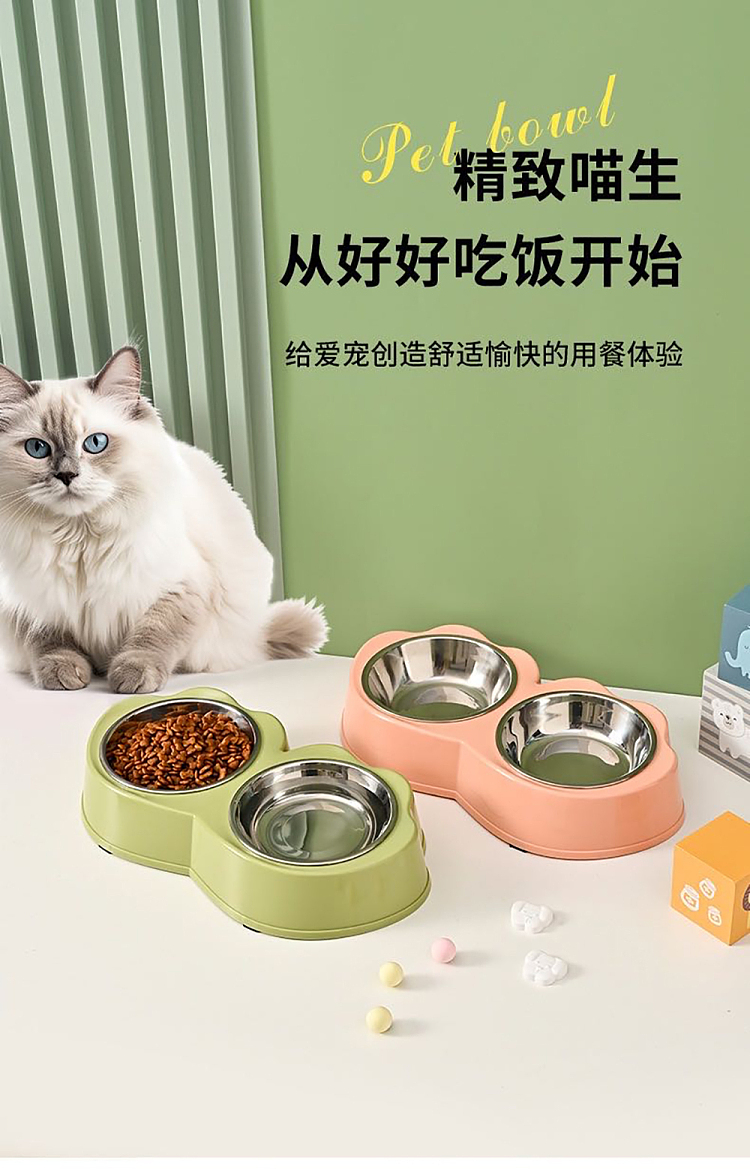 pet-double-bowl-food-bowl-stainless-steel-anti-tip-colors-randomly-issued-1
