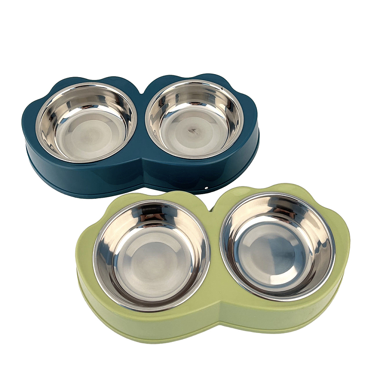 pet-double-bowl-food-bowl-stainless-steel-anti-tip-colors-randomly-issued-2