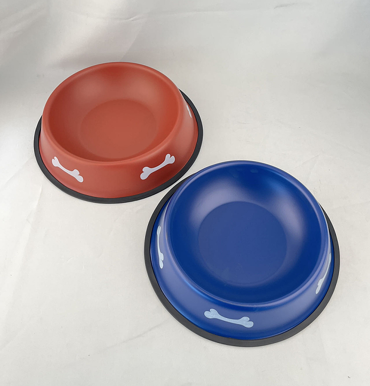 pet-baking-painted-color-steel-bowl-30cm-red-and-blue-random-shipment-3