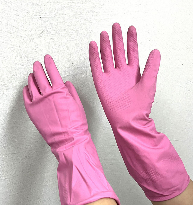 household-latex-padded-gloves-pink-size-l-1-pair-included-3