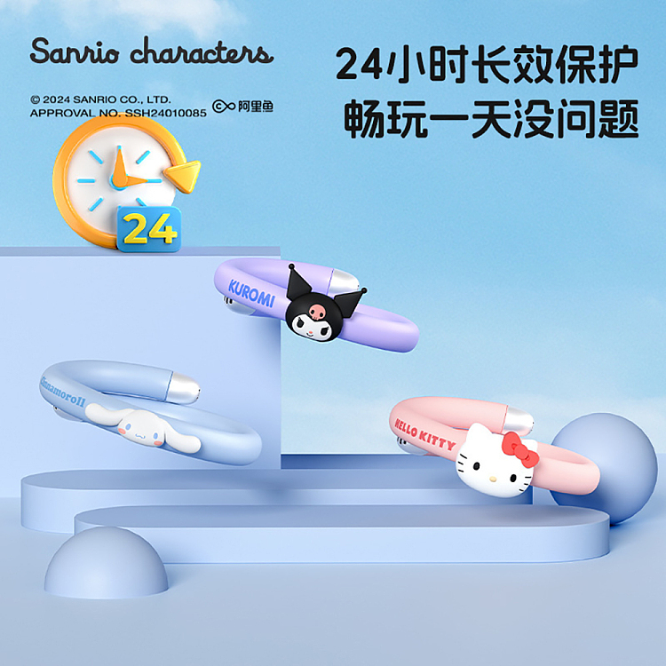 sanrio-mosquito-repellent-plant-essential-oil-bracelet-hellokitty-with-essential-oil-stick-6pcs-3