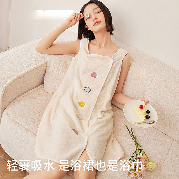 sanli-combed-cotton-bath-skirt-pink-80135350g-1