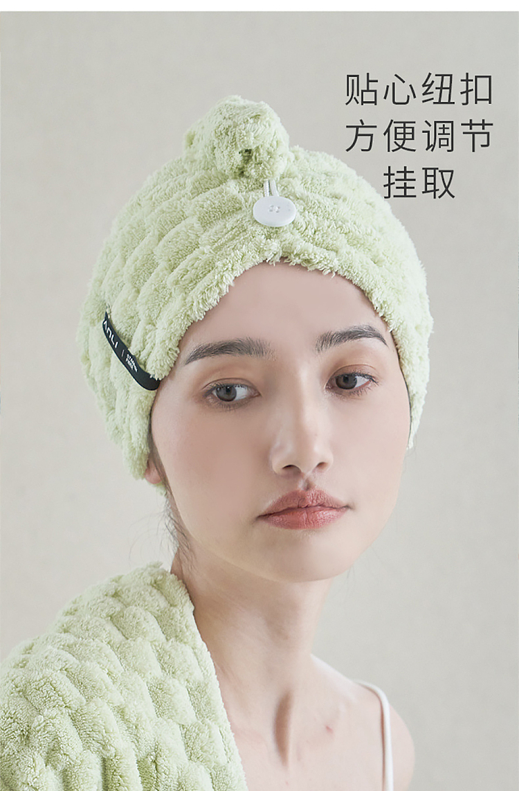 sanli-flower-morning-and-evening-coral-velvet-hair-dryer-cap-light-orange-pink-2565cm-5