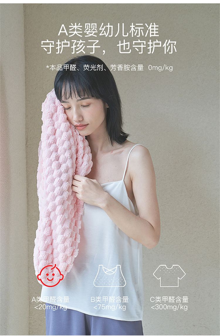 sanli-flower-morning-and-evening-coral-velvet-hair-dryer-cap-light-orange-pink-2565cm-7