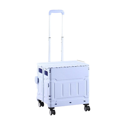 Ulife 可折叠购物车 梦幻紫中号 50L