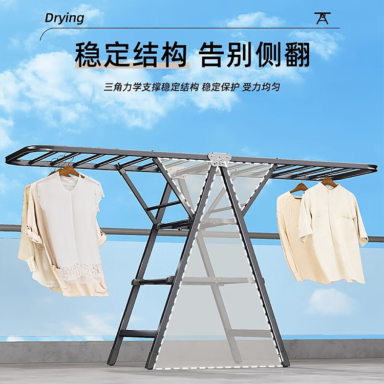 ugg-folding-clothes-drying-rack-gunmetal-gray-18m-three-tiers-drying-5
