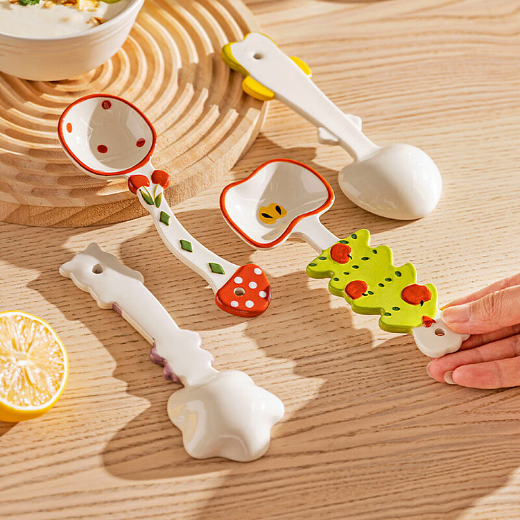 modern-housewife-cute-ceramic-spoon-mushroom-cherry-spoon-3