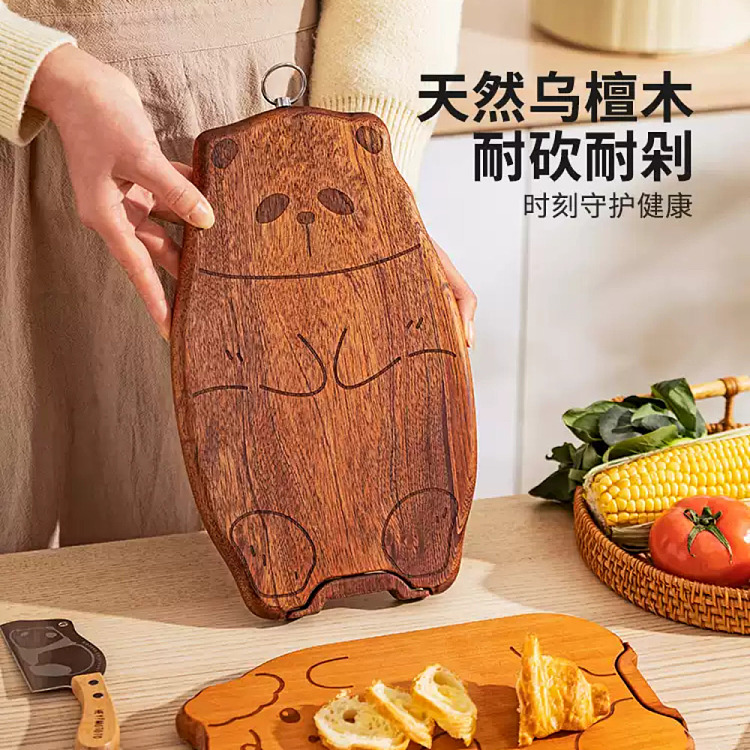 modern-housewife-panda-whole-wood-ebony-wood-chopping-board-can-stand-models-large-31-19-2cm-3