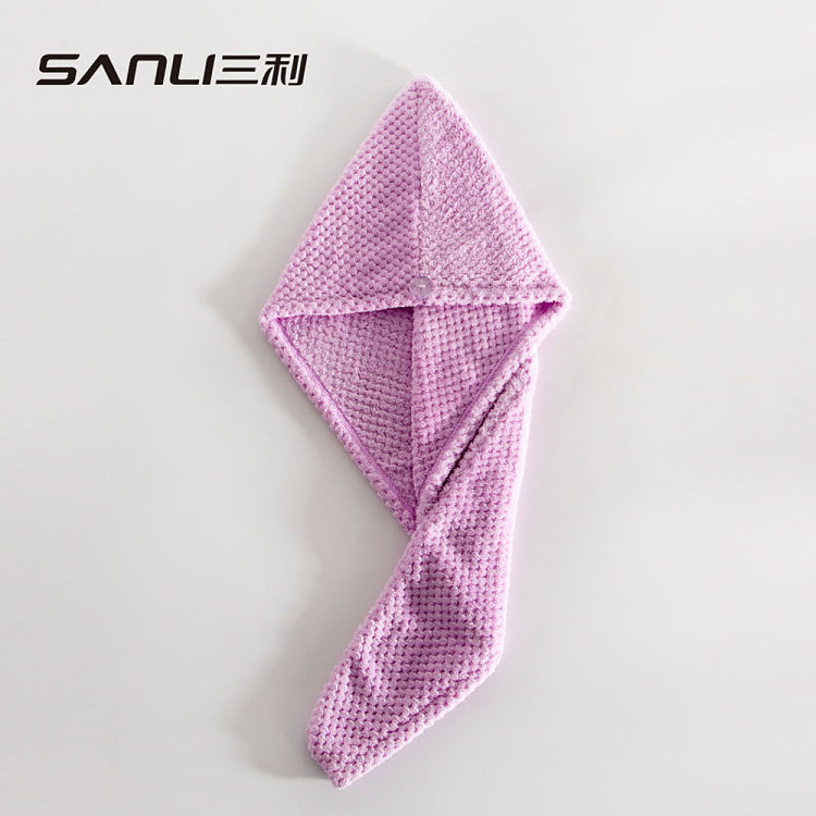 sanli-coral-velvet-hair-dryer-cap-purple-1
