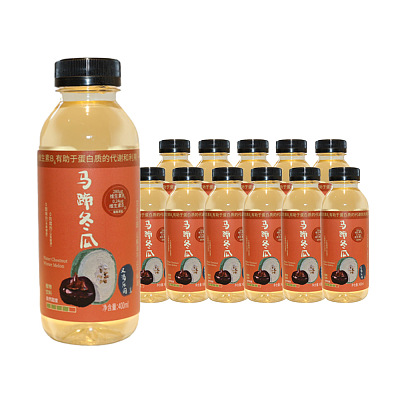 【整箱】又渴乐园 马蹄冬瓜水 400ml*12