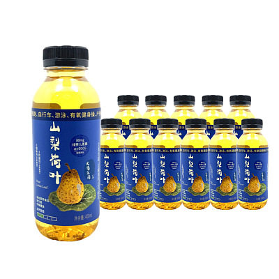 【整箱】又渴乐园 山梨荷叶水 400ml*12