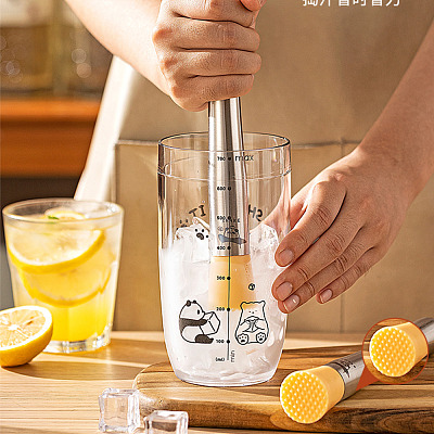 摩登主妇 不锈钢碎冰棒 细腰款 20.5cm 适用500ml雪克杯