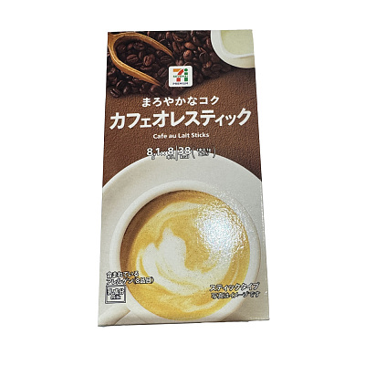 日本711自有品牌 牛奶咖啡 8条装