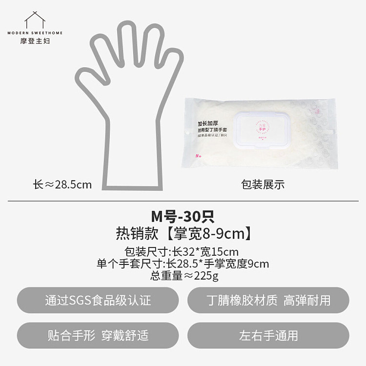 modern-housewife-extended-thickened-nitrile-gloves-size-m-30pcs-palm-width-8-9cm-2