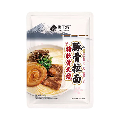 良工坊 猪软骨叉烧豚骨拉面 217g