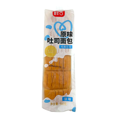 鲜言 原味吐司面包 500g