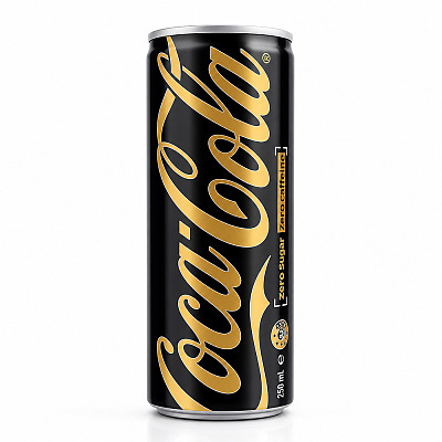 可口可乐 Coca Cola 007限定黑金联名 可乐 250ml