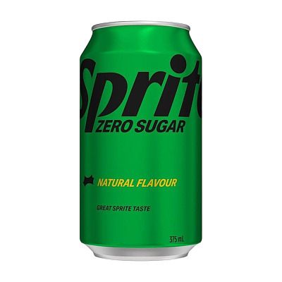 可口可乐 Coca Cola  Sprite 0糖 雪碧 单罐 375ml