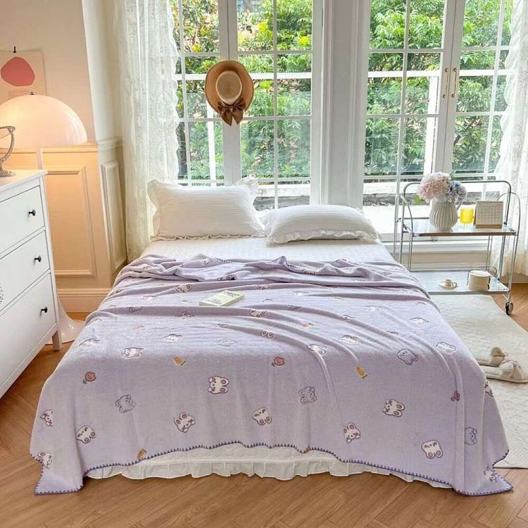 sleepmode-heavyweight-ultra-soft-cloud-like-fleece-blanket-with-purple-rabbit-design-21-x-21-m-2