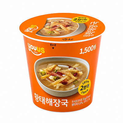 韩国 GS25便利店 自营系列 韩式黄花鱼解酒汤 11g