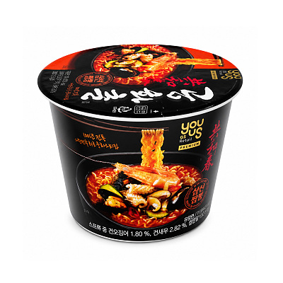 韩国 GS25便利店 自营系列 海鲜杂烩面 120g