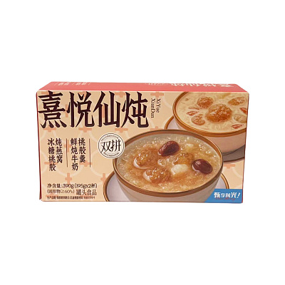 超有味 熹悦仙炖  桃胶燕窝+桃胶羹 195g*2