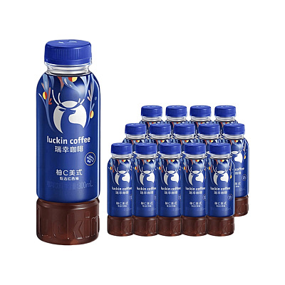 【整箱】瑞幸 柚C美式 300ml*15瓶/箱