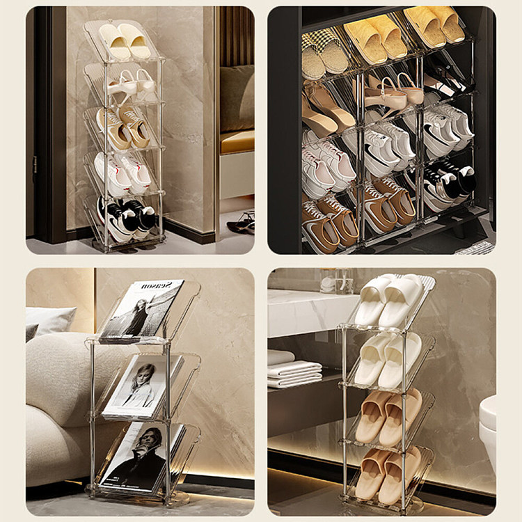 youqin-simple-shoe-rack-clear-6-tier-5