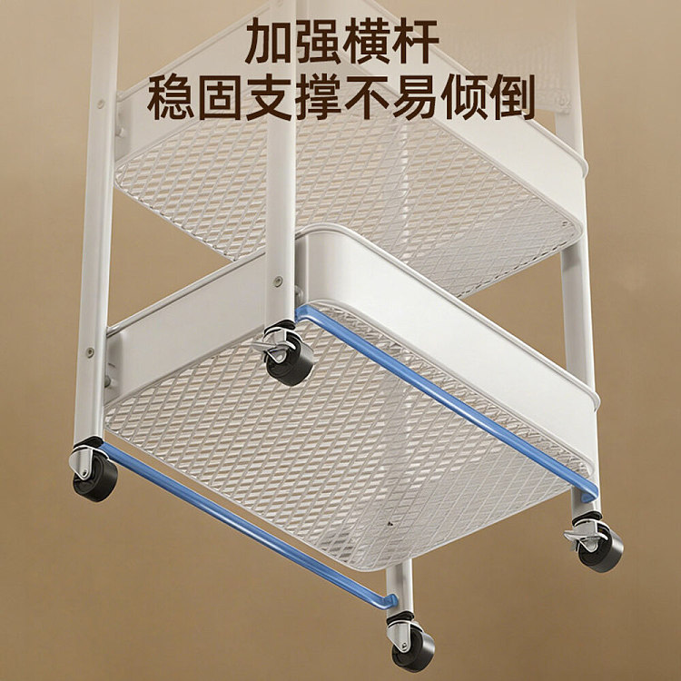 youqin-foldable-no-assembly-required-shopping-cart-with-handles-ivory-4-tier-3