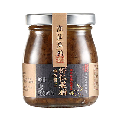 潮汕集锦 虾仁菜脯 160g