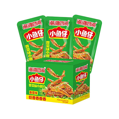 湖南特色 【整盒】渔香四海 香菜小鱼仔 20g*20