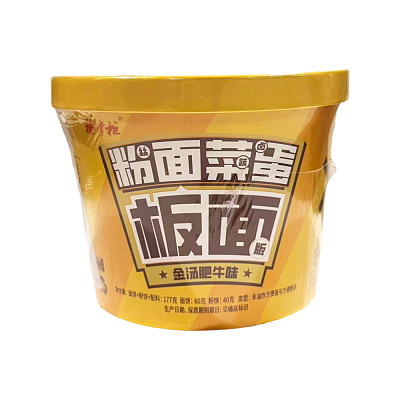 杨掌柜 菜蛋板面 金汤肥牛味 177g