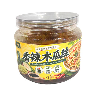 金元宝 香辣木瓜丝 400g
