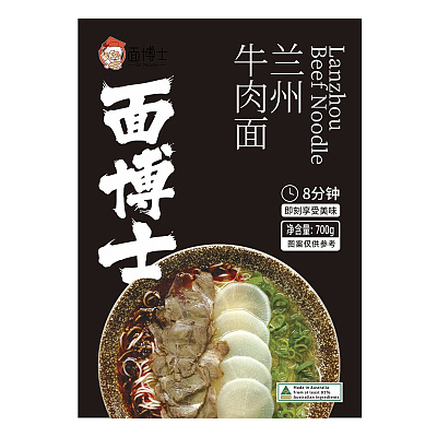 【冻】面博士 兰州牛肉面 约700g