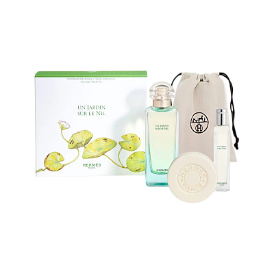爱马仕 尼罗河花园淡香水礼盒 尼罗河淡香100ml+淡香15ml+香皂50g
