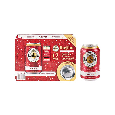 【全澳独家】山姆专供 德国进口 沃斯坦Warsteiner 冬日啤酒 330毫升*12瓶装