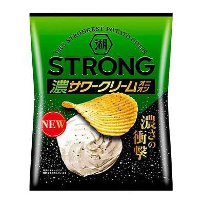 湖池屋 波浪薯片 忌廉洋葱味 55g
