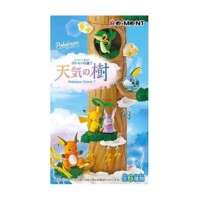 【不计成本，亏本出清】Rement 精灵宝可梦联动 森林系列7 天气之树 精灵盲盒 6款随机 1个