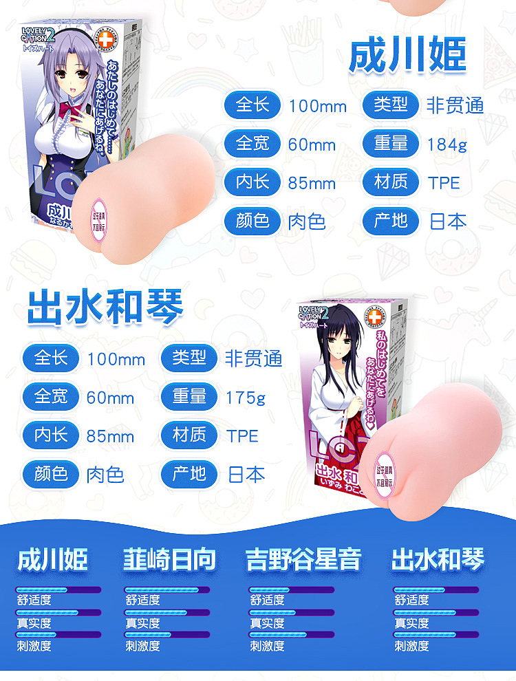 pairs-of-hart-love-story-lc2-anime-famous-pussy-ass-inverted-model-nirasaki-hyuga-100-60mm-8
