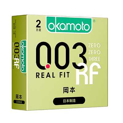 冈本 避孕套 003 黄金超薄 2只装