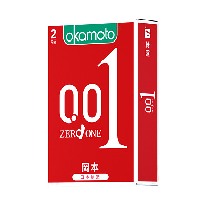 冈本 001超薄 避孕套 2只装