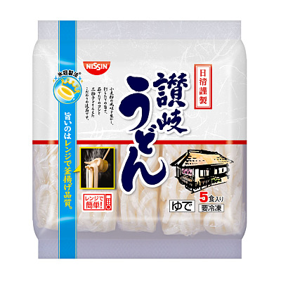 【冻】日清 攒岐乌冬 180g*5片入